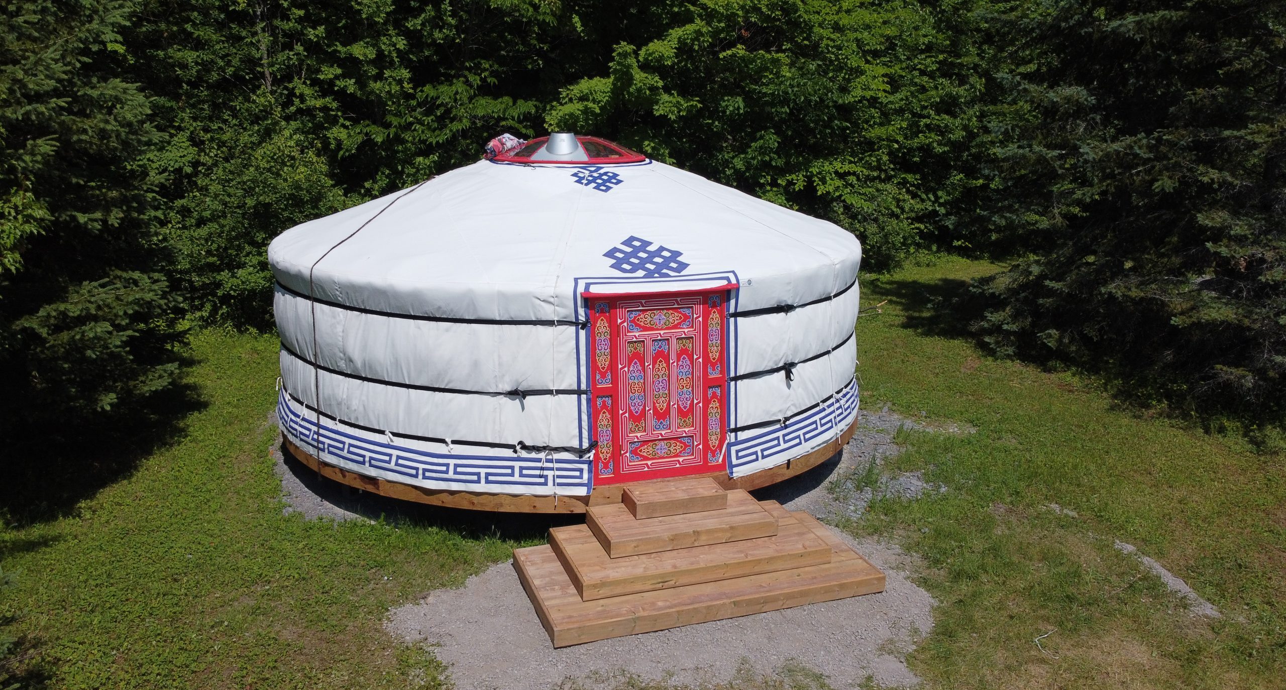 A Mongolian yurt
